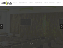 Tablet Screenshot of amigos-restaurant.com